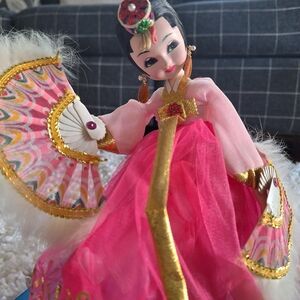 Korean Fan Dance Doll